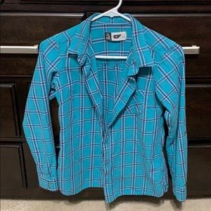 DONATING SOON, ACT NOW Plaid shirt